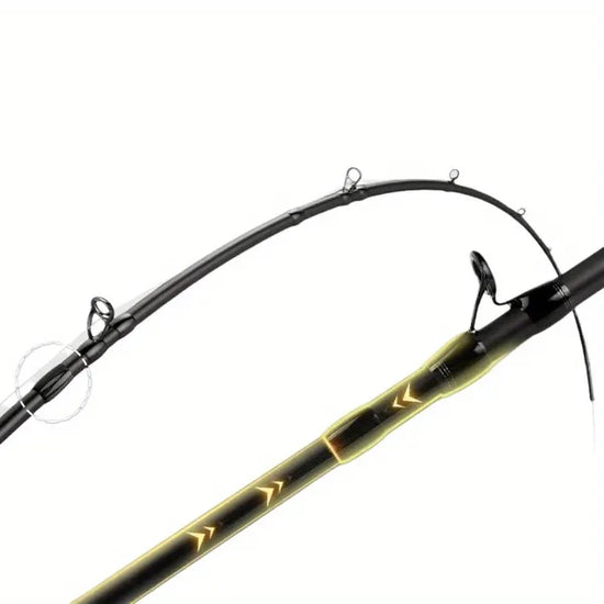 Multi-purpose Casting And Spinning Rod, Carbon Fiber Design, With Guide Ring, Ergonomic Handle, Suitable For Seawater, Light And Sensitive, Comfortable To Hold