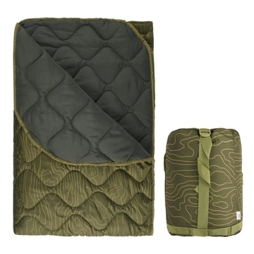 Dark Green Wood Grain