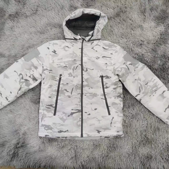 Outdoor Clothing Waterproof Cold Protective Clothing Urban Commuting Camouflage Coat