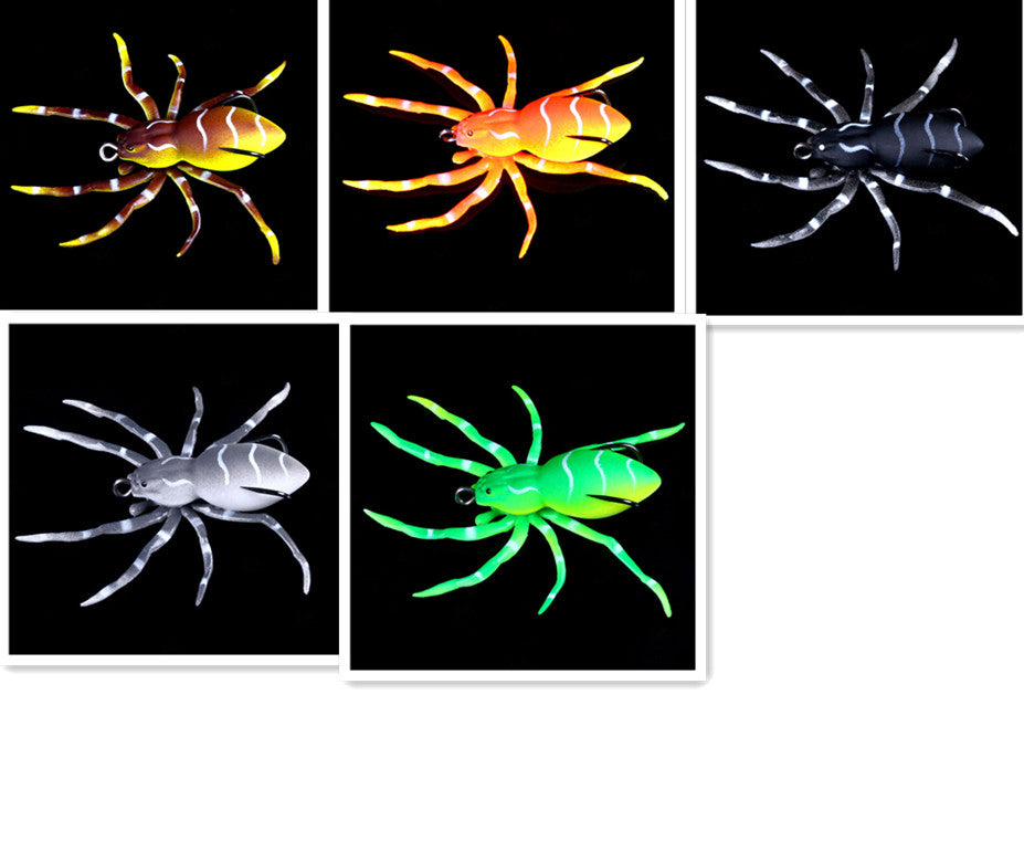 New Bait 8Cm-7G Bionic Soft Simulation Spider Lure