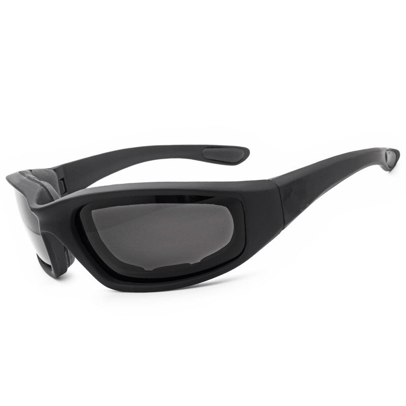Cycling Sunglasses Chopper Outdoor Sports Glasses UV400 Protection For Fishing Driving Glasses Windproof Gray Lens 3 Pack