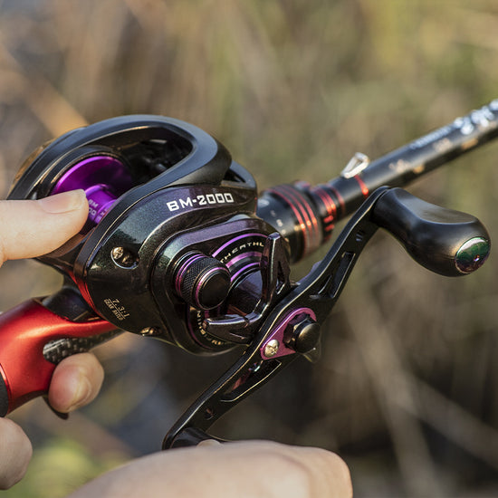Colorful Strong Magnetic Brake Water Drop Fishing Reel