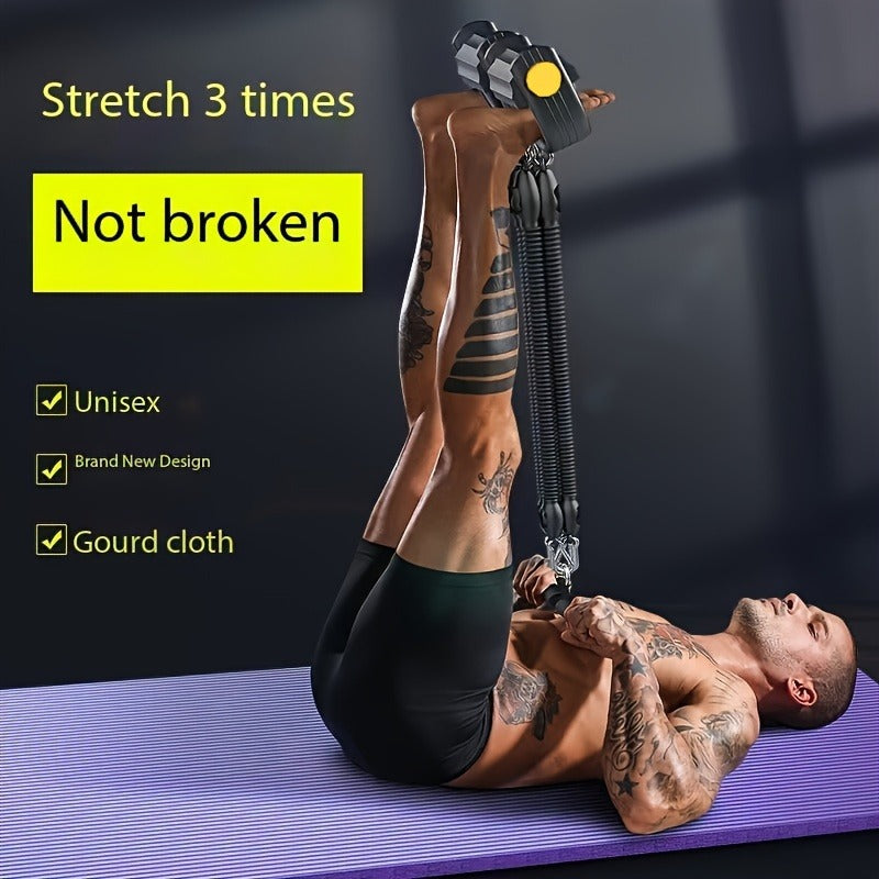 Resistance Tension Bands With Foot Pedals And Handles,