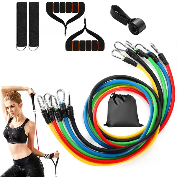 11Pcs Resistance Bands Set Fitness Workout