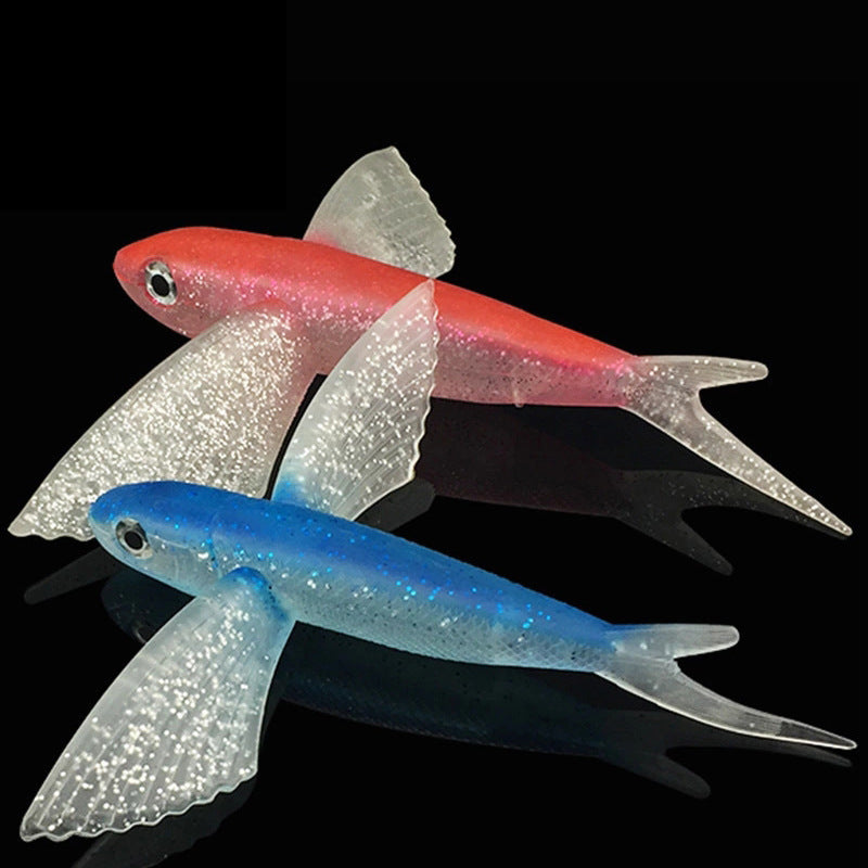 Flying Fish Saltwater Fishing Soft Bait Tuna Lure Bait 17cm21cm B