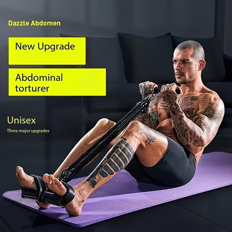 Resistance Tension Bands With Foot Pedals And Handles,